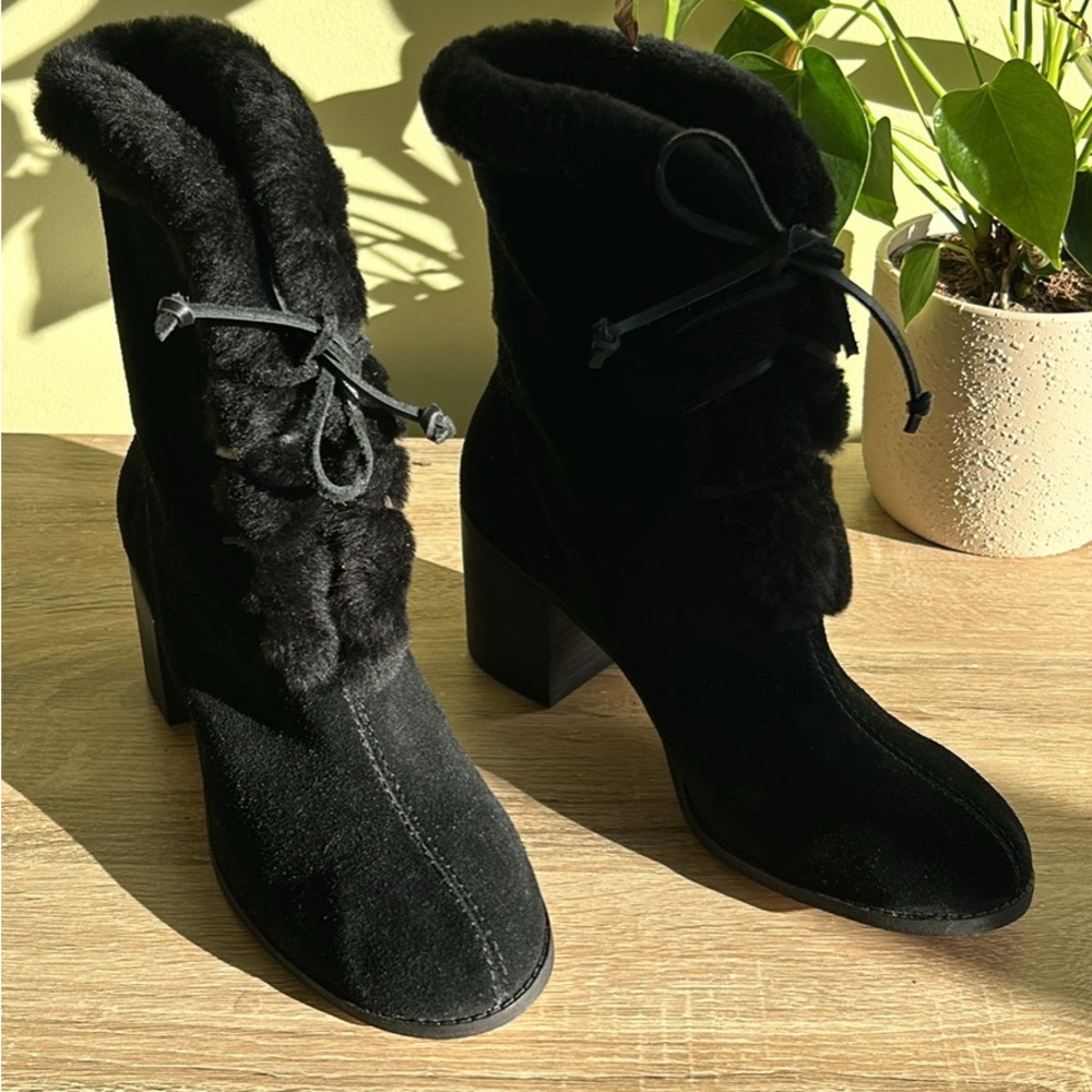 Leather Splendid Bootie Boots Size 10